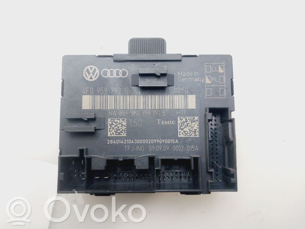 Door central lock control unit/module   4F0959792S