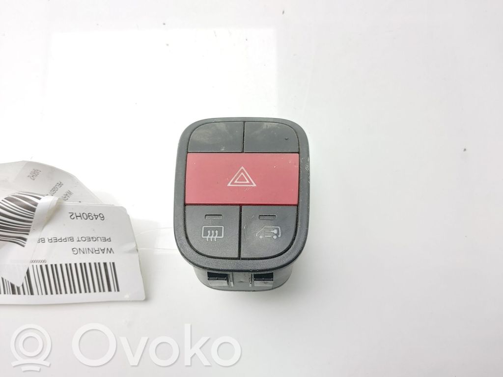 Peugeot Bipper Botón interruptor de luz de peligro 