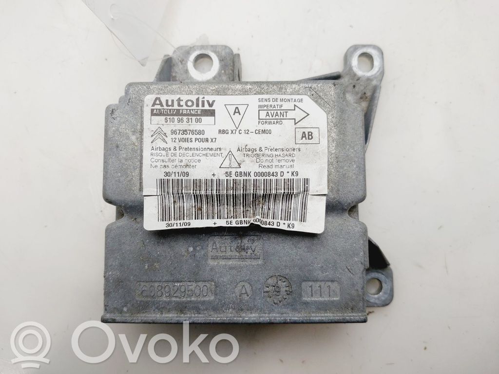Airbag control unit/module   9673576580