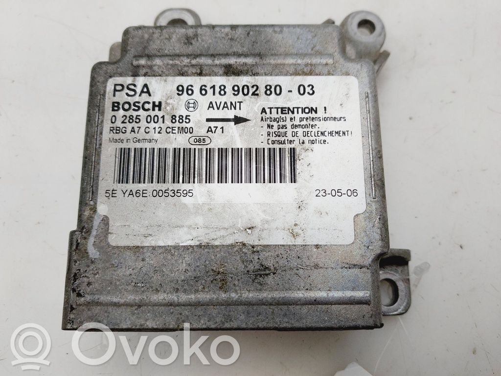 Unidad de control/módulo del Airbag   9661890280