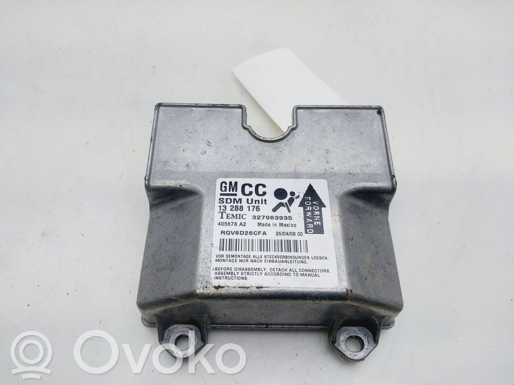 Unidad de control/módulo del Airbag   13288176