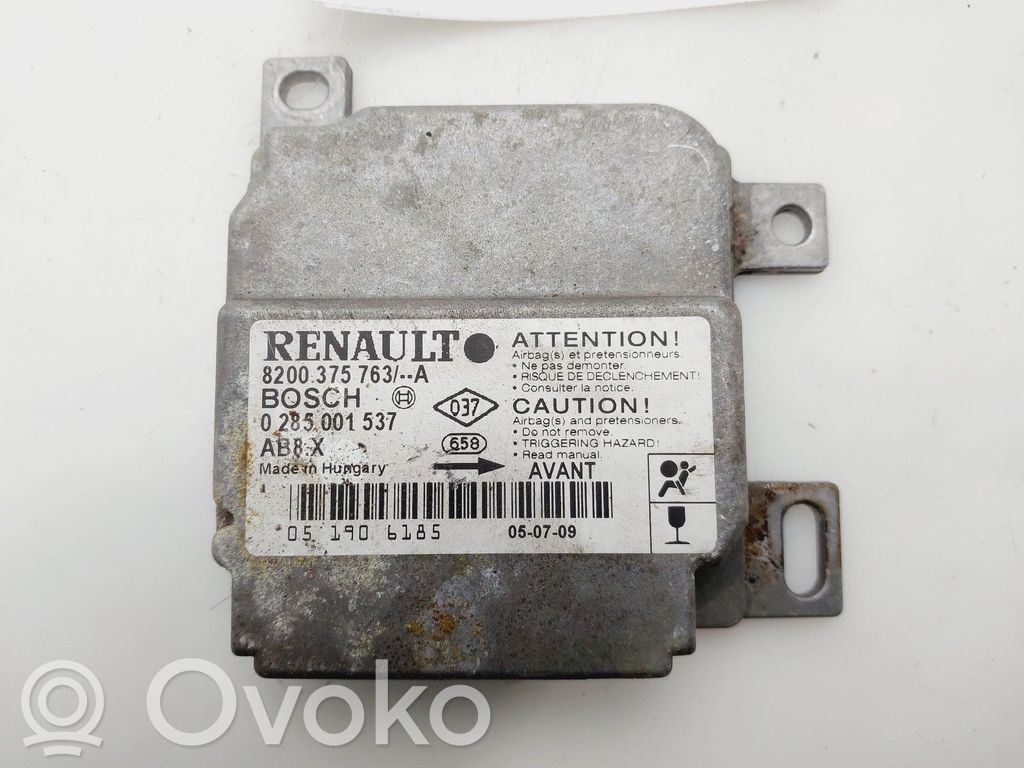Renault Clio II Unidad de control/módulo del Airbag 