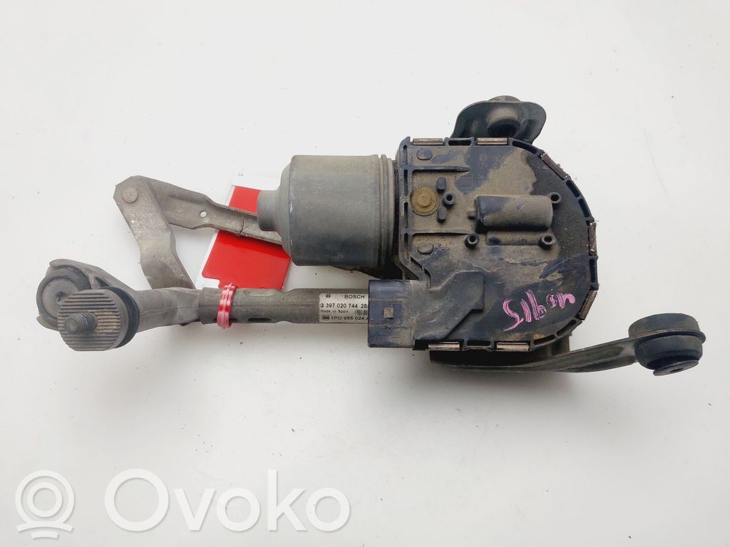 Seat Leon (1P) Wischergestänge Wischermotor vorne 