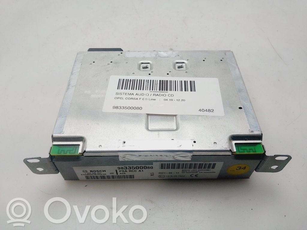 Opel Corsa F Unitate principală radio/CD/DVD/GPS 