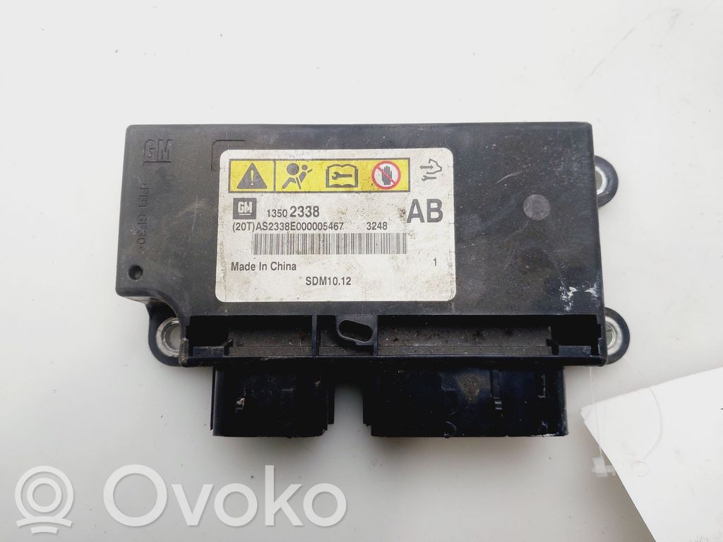Chevrolet Cruze Airbag control unit/module 