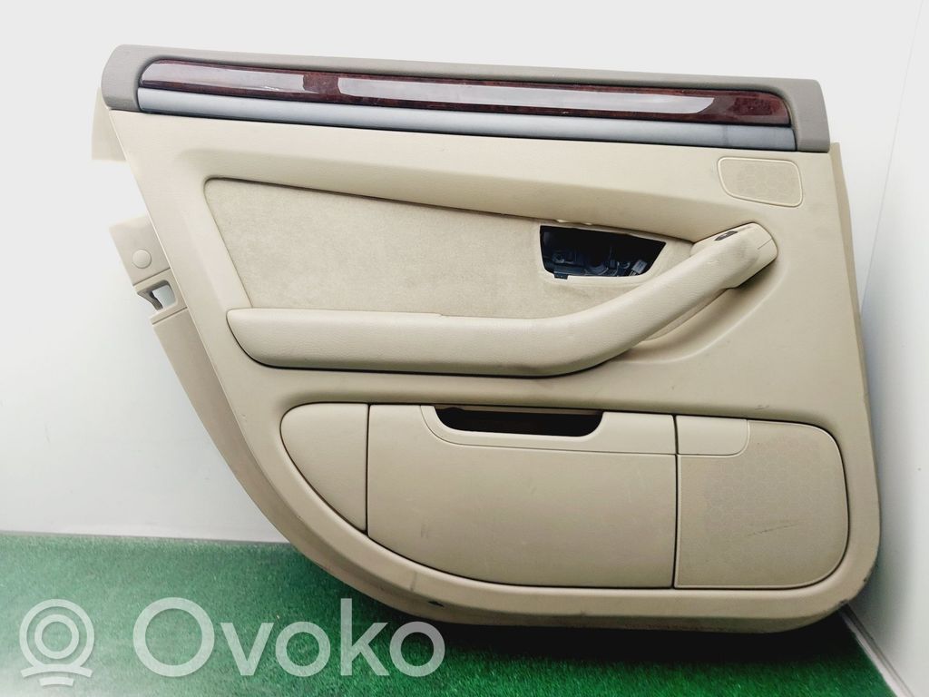 Audi A8 S8 D3 4E Moldura del tarjetero de la puerta trasera 