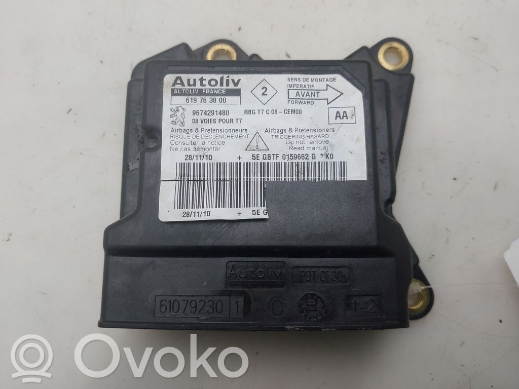 Centralina/modulo airbag   9674291480