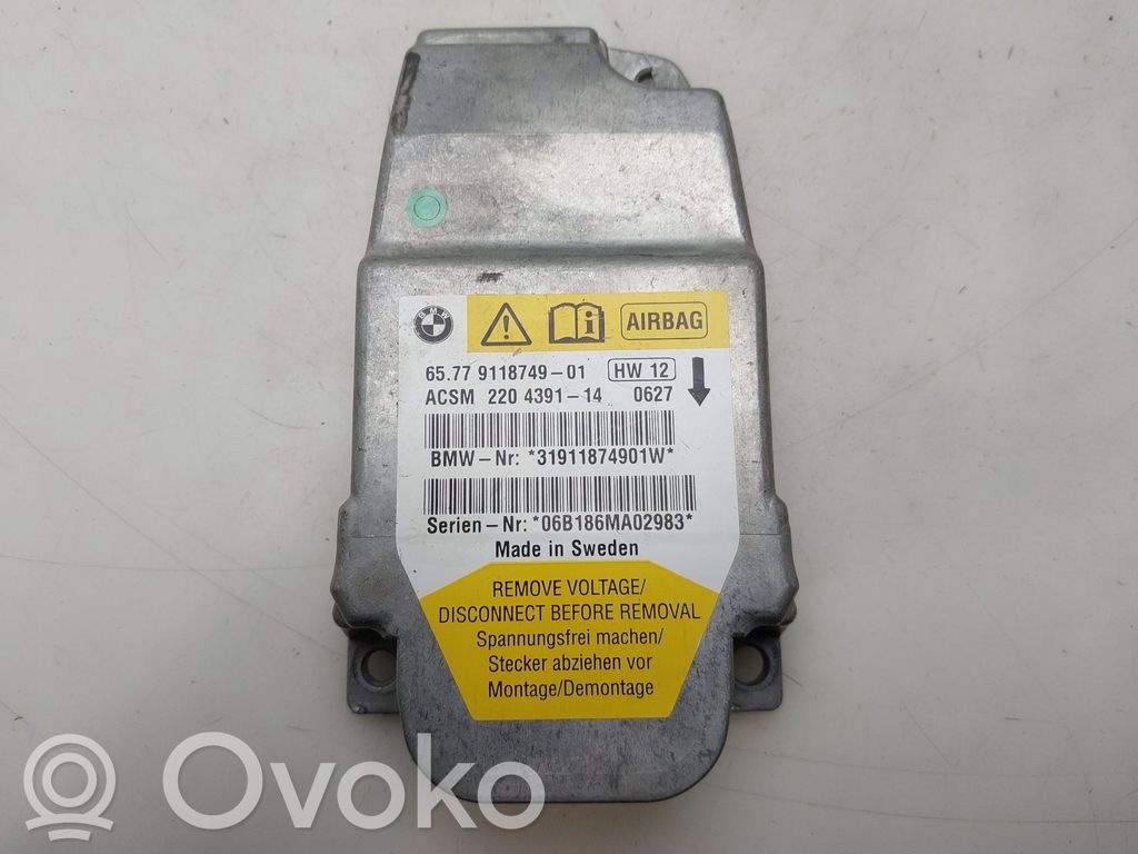 Module de contrôle airbag   65779118749