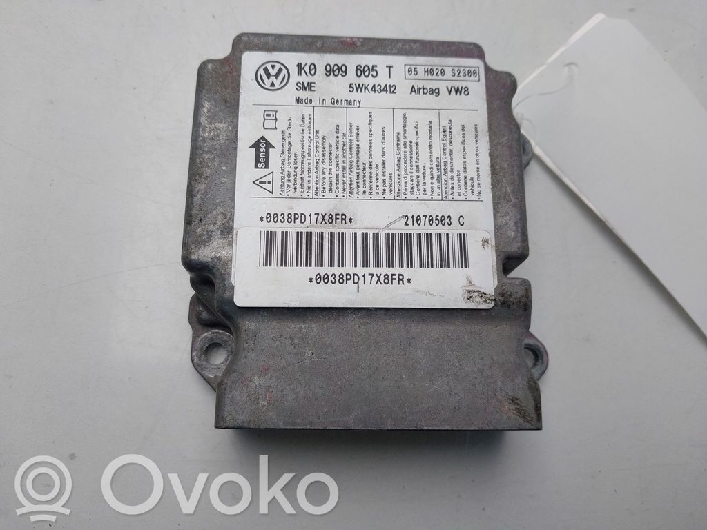 Volkswagen Golf V Centralina/modulo airbag