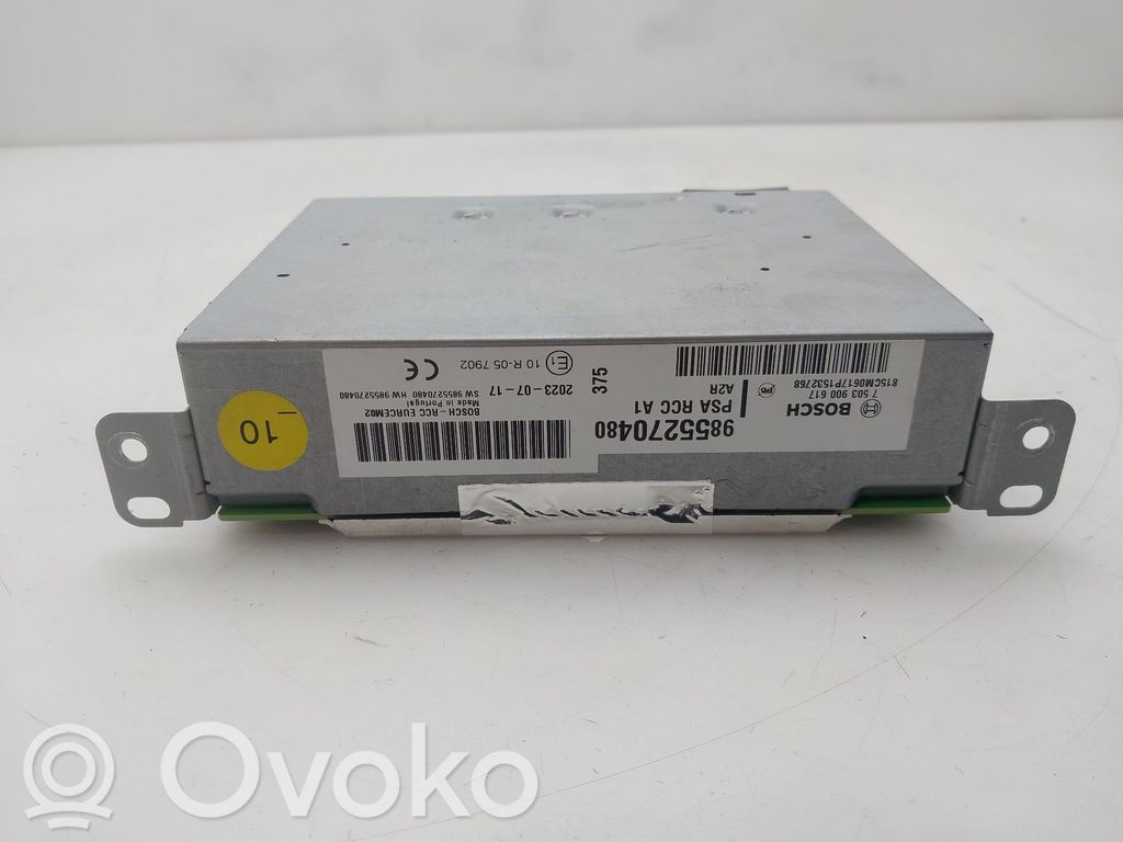 Peugeot 208 II Unitate principală radio/CD/DVD/GPS 