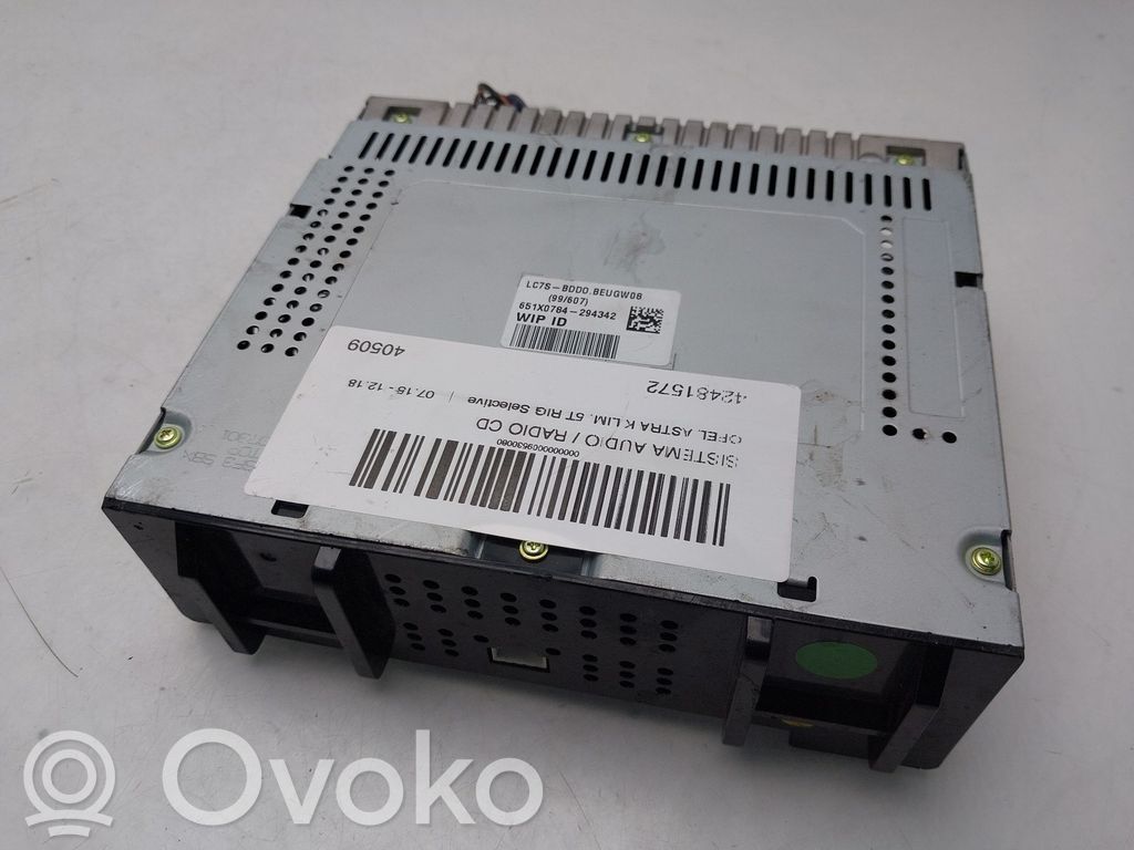 Opel Astra K Radio/CD/DVD/GPS head unit 