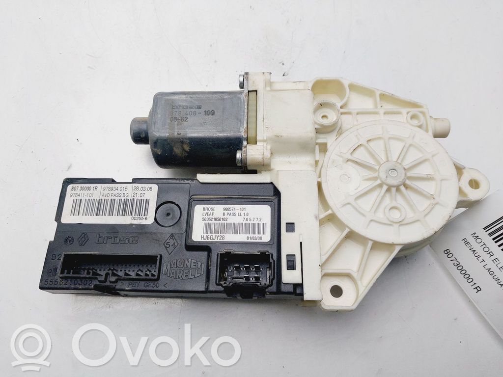 Renault Laguna III Motor macara geam ușă față 