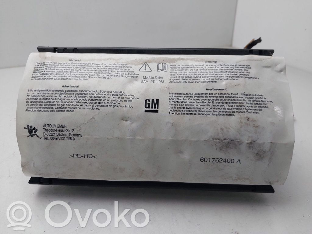 Opel Zafira B Airbag del passeggero