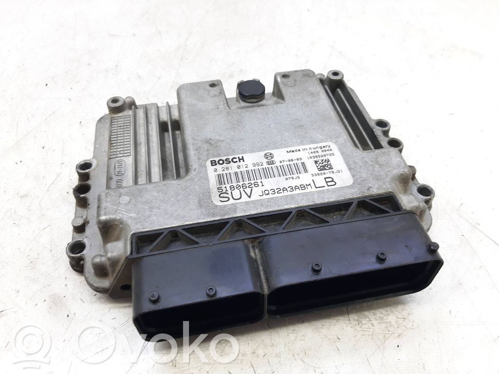 Fiat Sedici Unidad de control/módulo del motor 