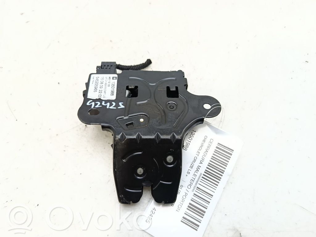 Chevrolet Cruze Zamek klapy tylnej / bagażnika 