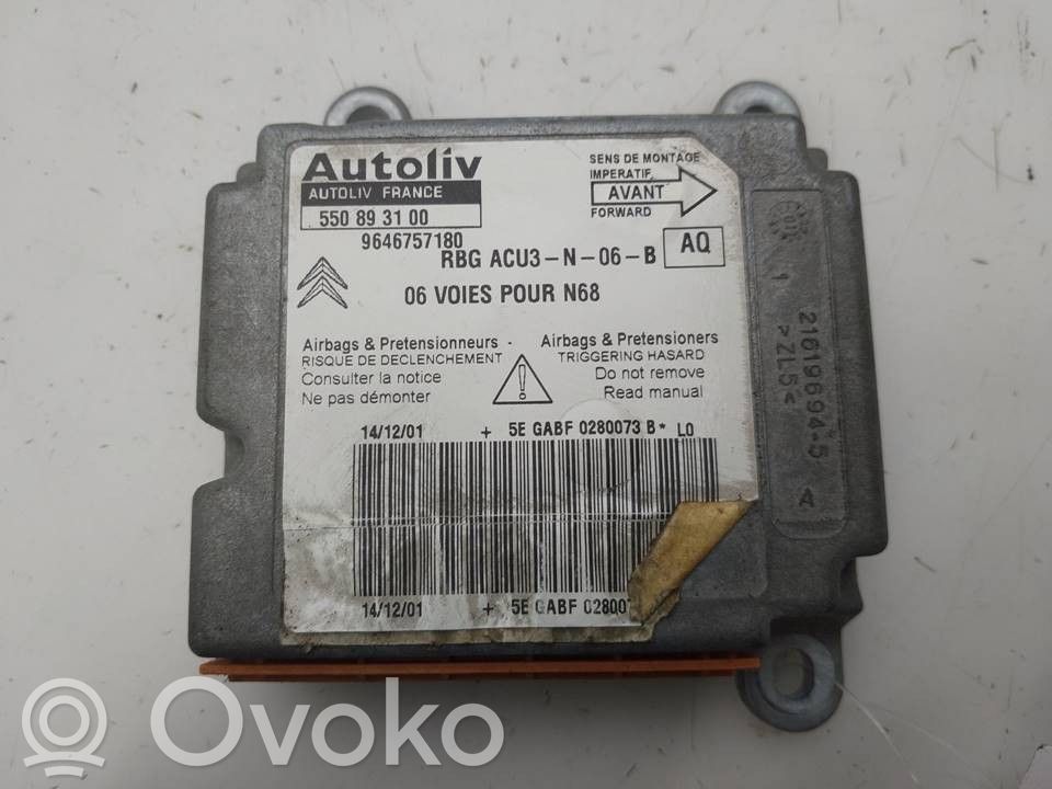 Citroen Xsara Picasso Unidad de control/módulo del Airbag
