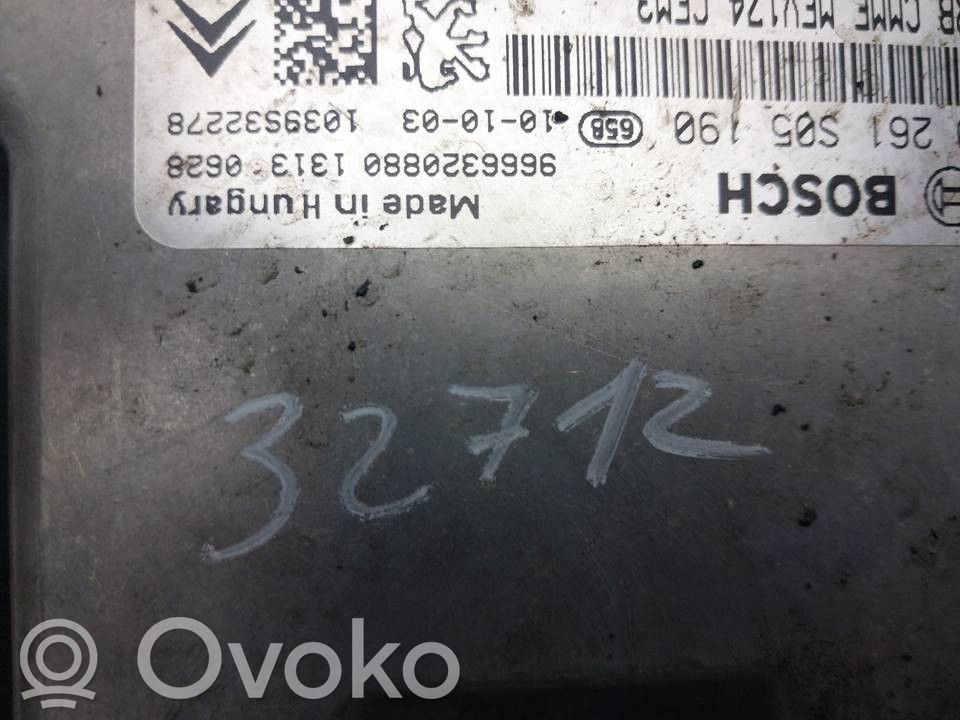 Peugeot 207 Sterownik / Moduł ECU 