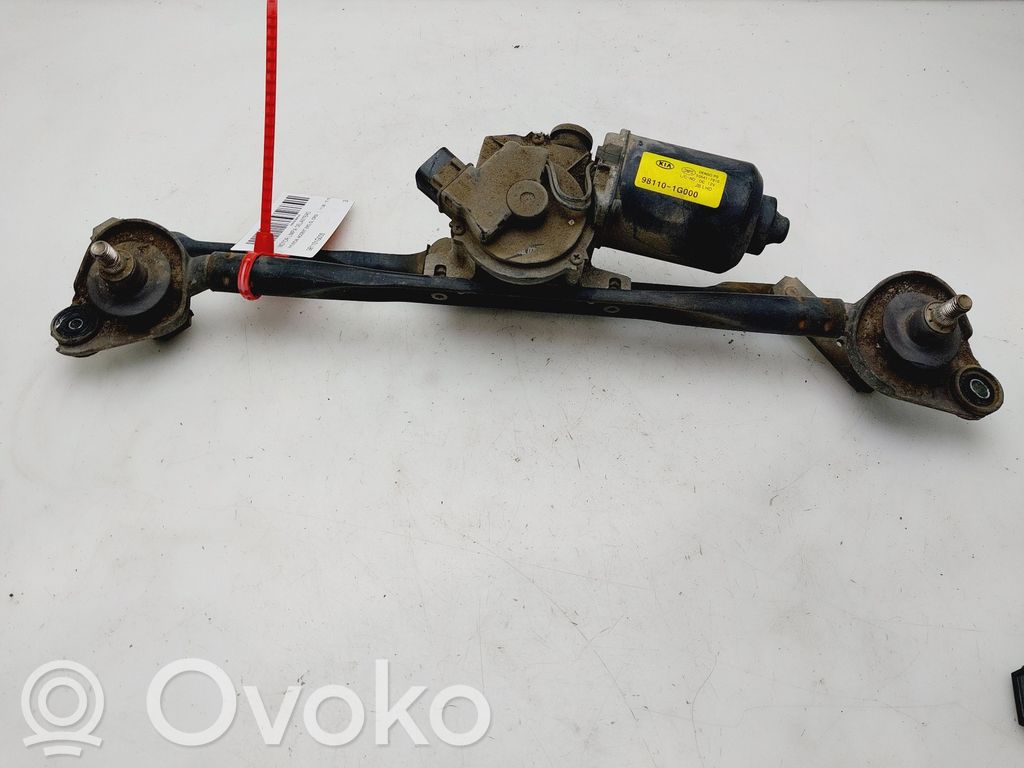 Hyundai Accent Mechanizm i silniczek wycieraczek szyby przedniej / czołowej