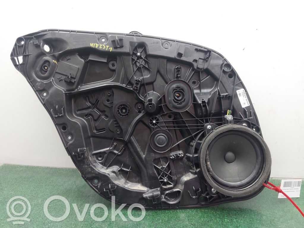 Skoda Superb B6 (3T) Regulador manual de la ventanilla trasera 