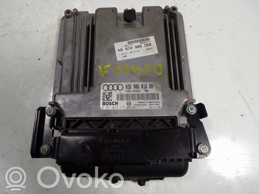 Audi A4 S4 B6 8E 8H Unitate/modul de control motor 