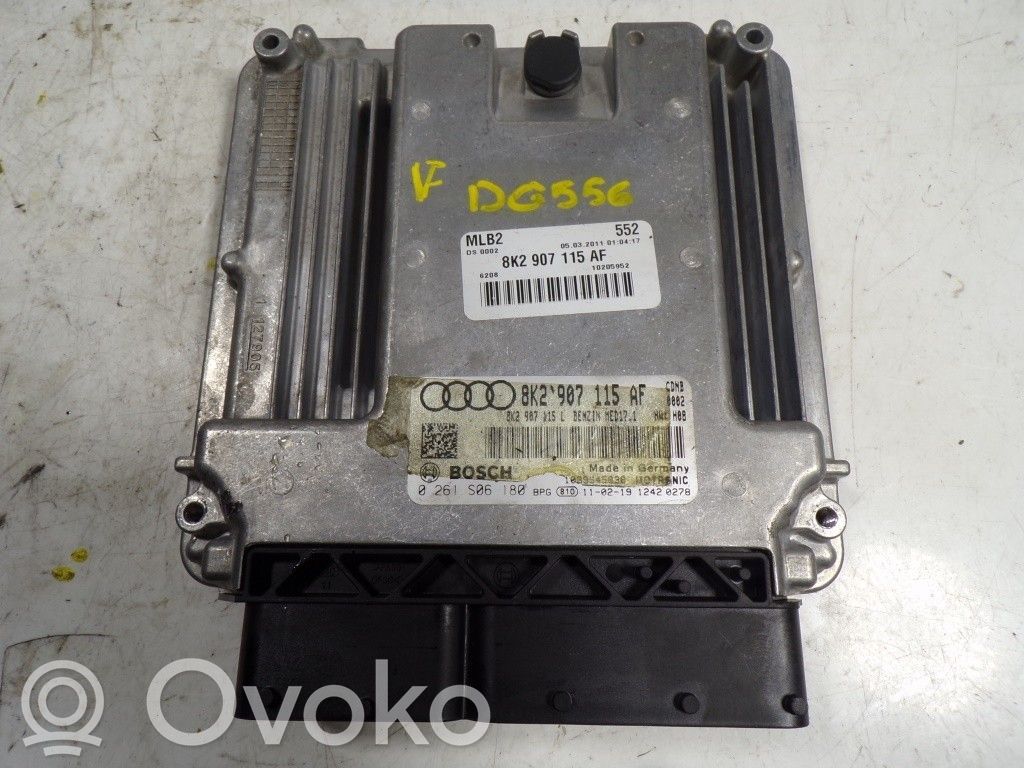 Engine control unit/module   8K2907115AF,8K2907115AF,0261S06180