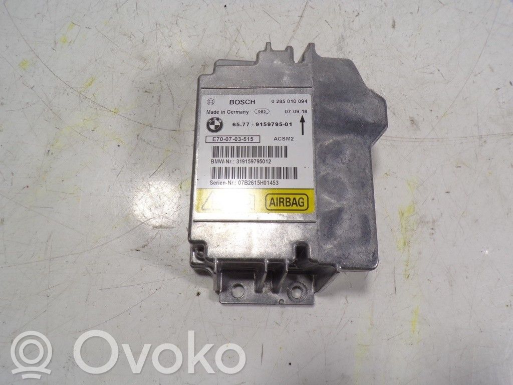 Unidad de control/módulo del Airbag   65779240083,0285010094