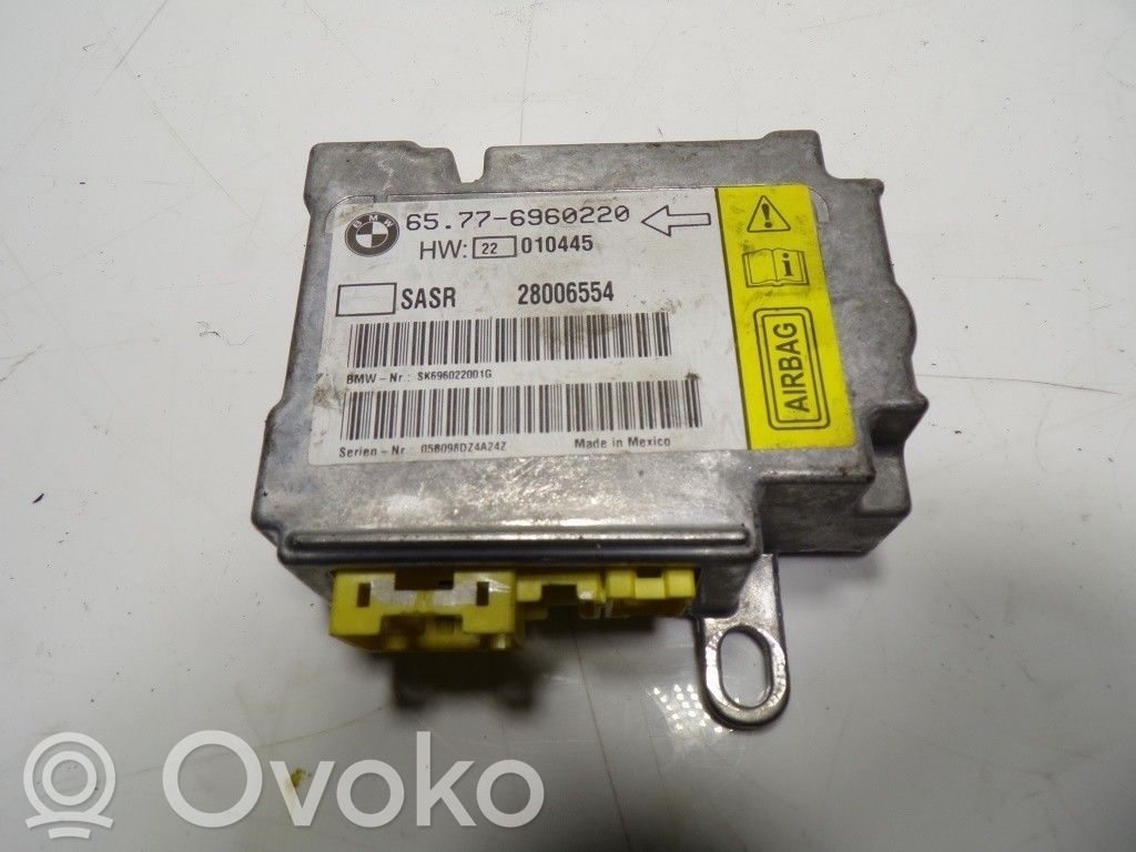 Unidad de control/módulo del Airbag   65776970888,6960220,28006554