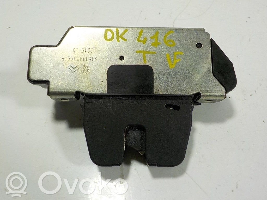 Peugeot 2008 I Blocco chiusura del portellone