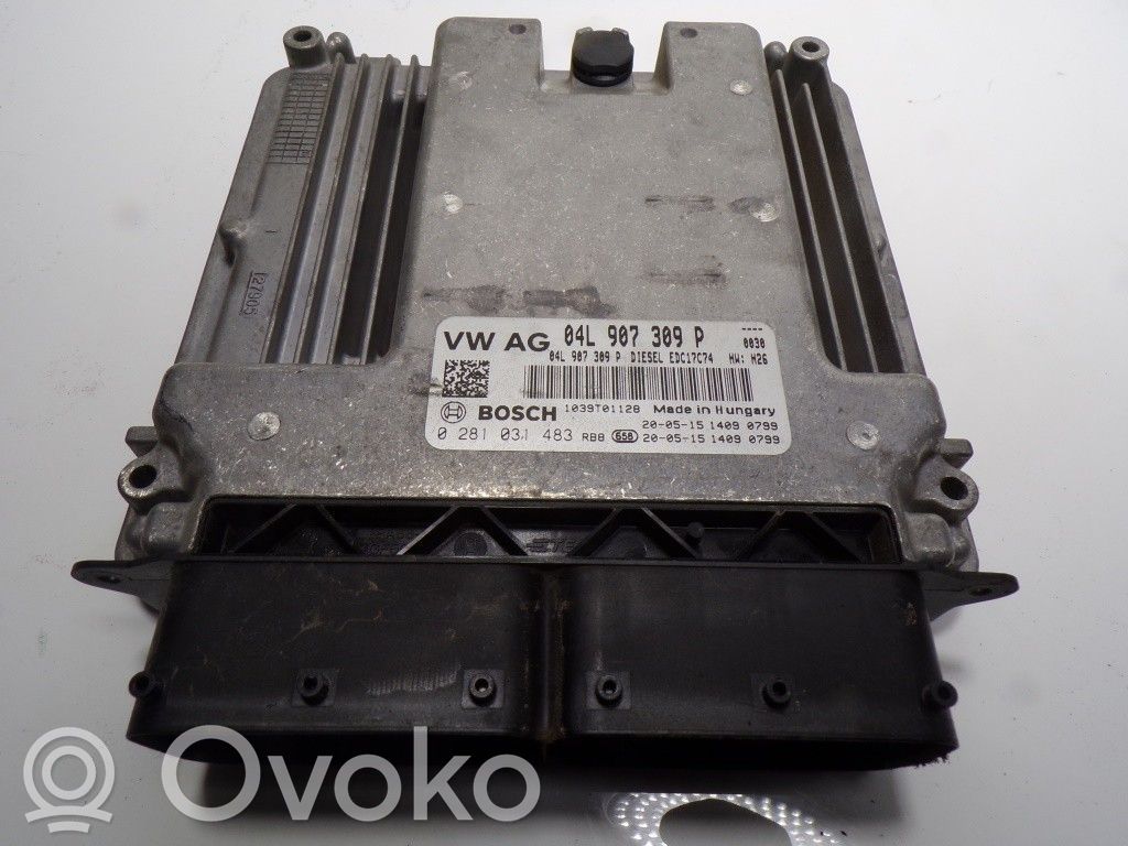 Sterownik / Moduł ECU   04L906027BS5T0,04L907309P