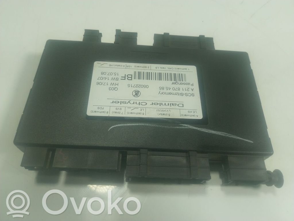 Mercedes-Benz ML W164 Alte unități/module de control 