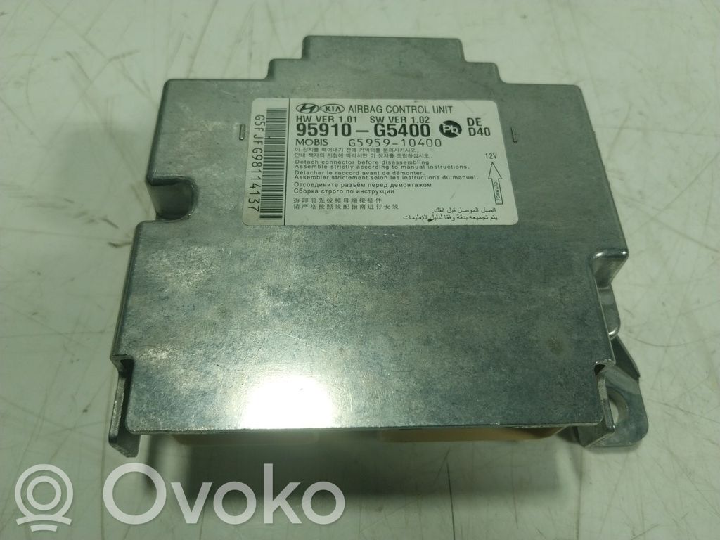 Unitate/modul de comandă airbaguri   95910G5400,95910G5400