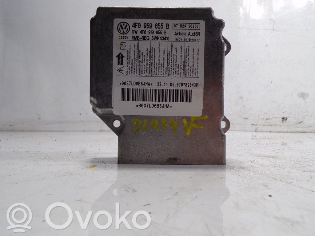 Audi A6 S6 C6 4F Sterownik / Moduł Airbag 