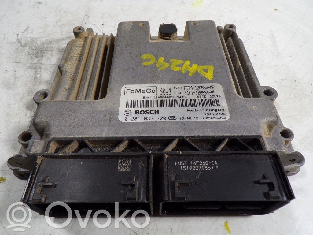 Engine control unit/module   2059208,FT7A12A650ME,0281032720
