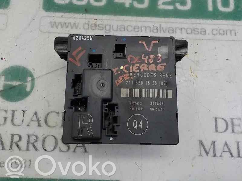 Unidad de control de puerta   A2118201626,A2118201626,356806