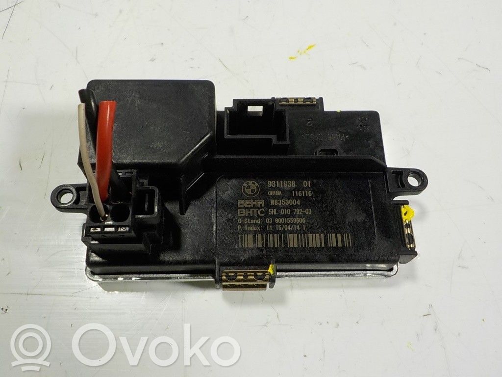 BMW 5 F10 F11 Motor aerotermă/rezistor ventilator 