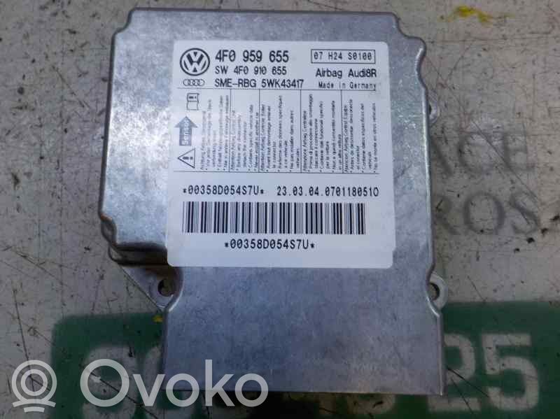 Sterownik / Moduł Airbag   4F0910655G00F,4F0959655,5WK43417