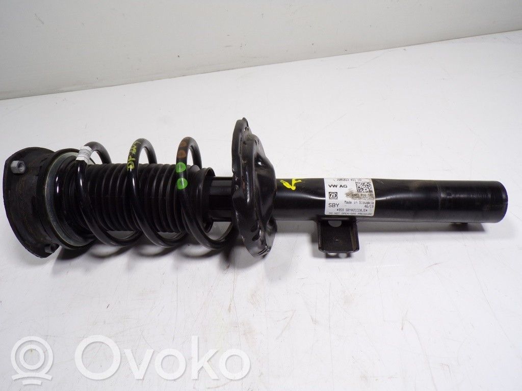 Front shock absorber with coil spring   2Q0413031CD,2Q0413031CD