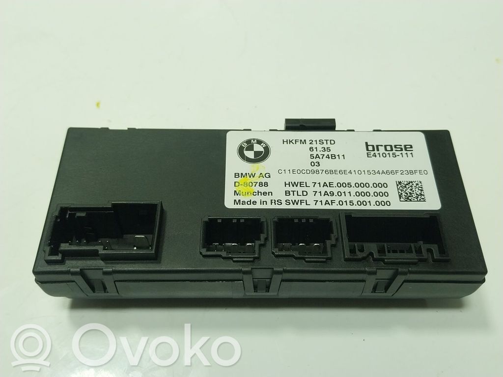 Other control units/modules   61355A74B11,61355A74B1103