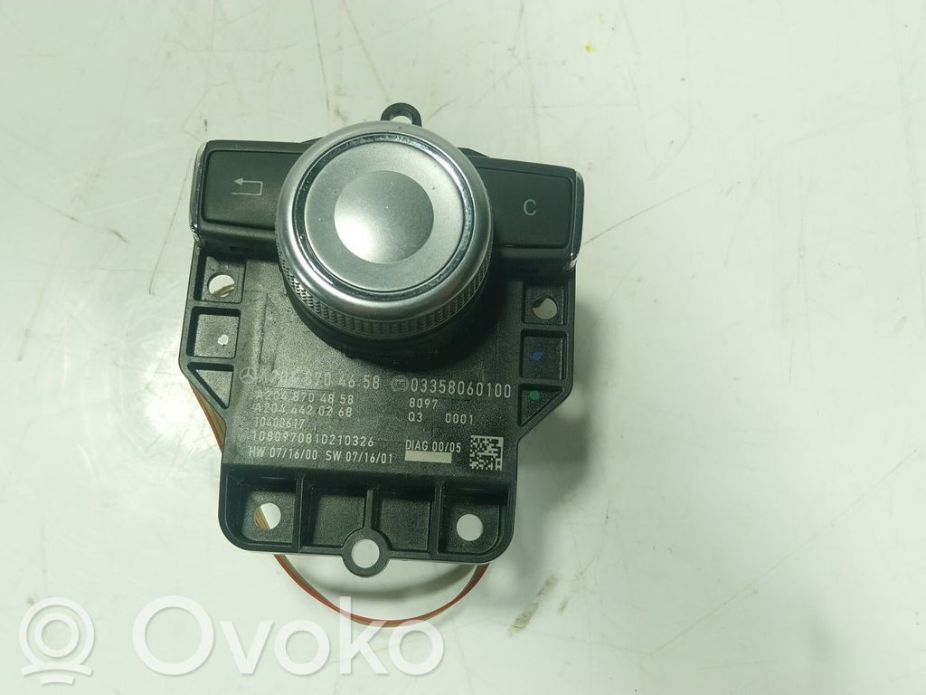 Mercedes-Benz C W204 Interrupteur / bouton multifonctionnel