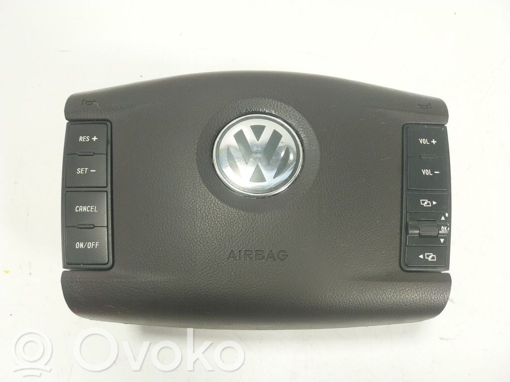 Volkswagen Touareg I Poduszka powietrzna Airbag kierownicy 