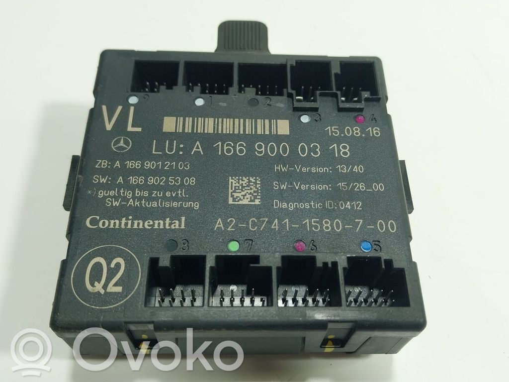 Mercedes-Benz GLE (W166 - C292) Alte unități/module de control 