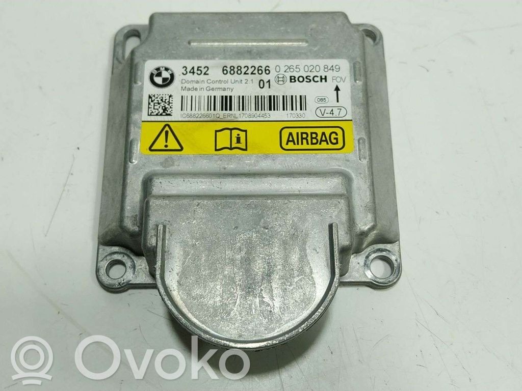 BMW X5 F15 Oro pagalvių valdymo blokas 