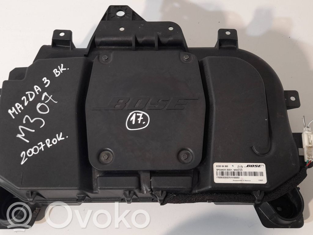 Mazda 3 I Enceinte subwoofer 