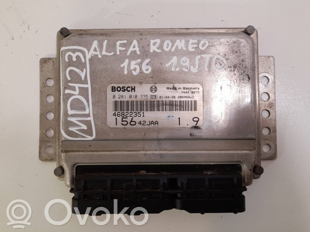Alfa Romeo 156 Engine control unit/module 
