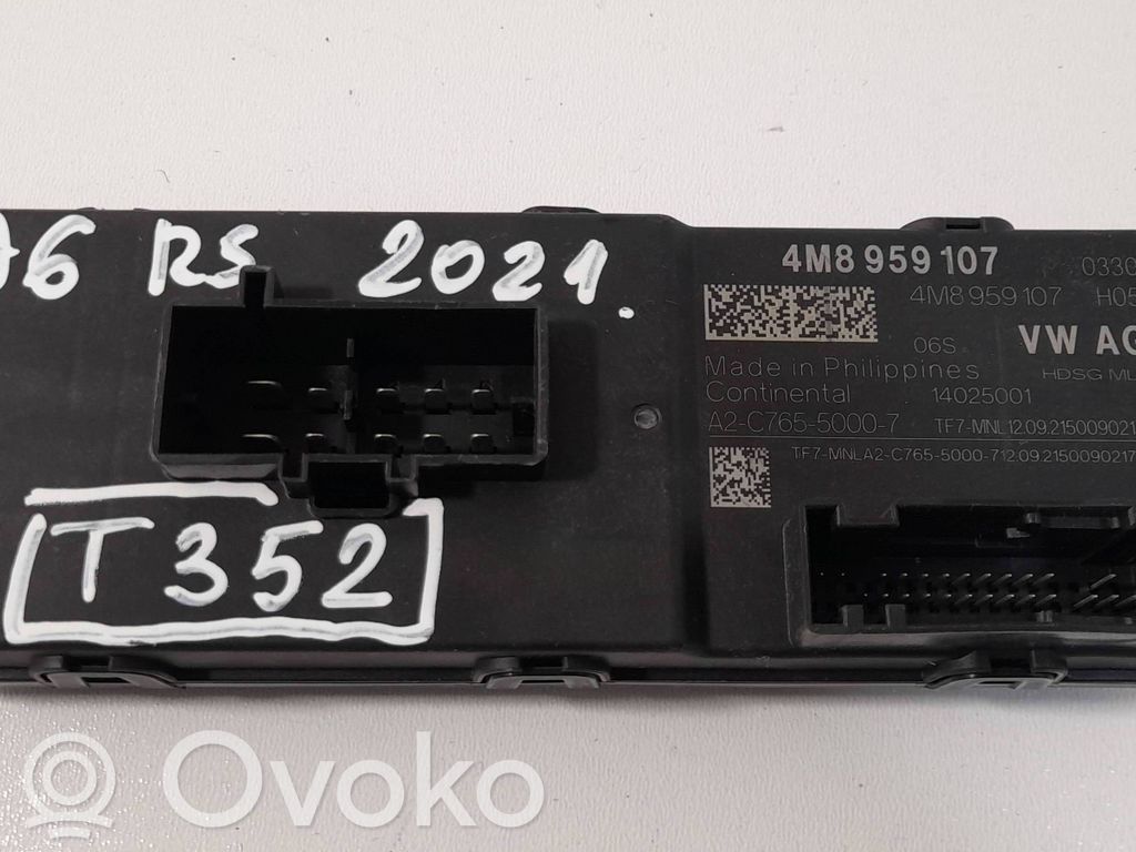 Audi RS6 C8 Tailgate/trunk control unit/module 