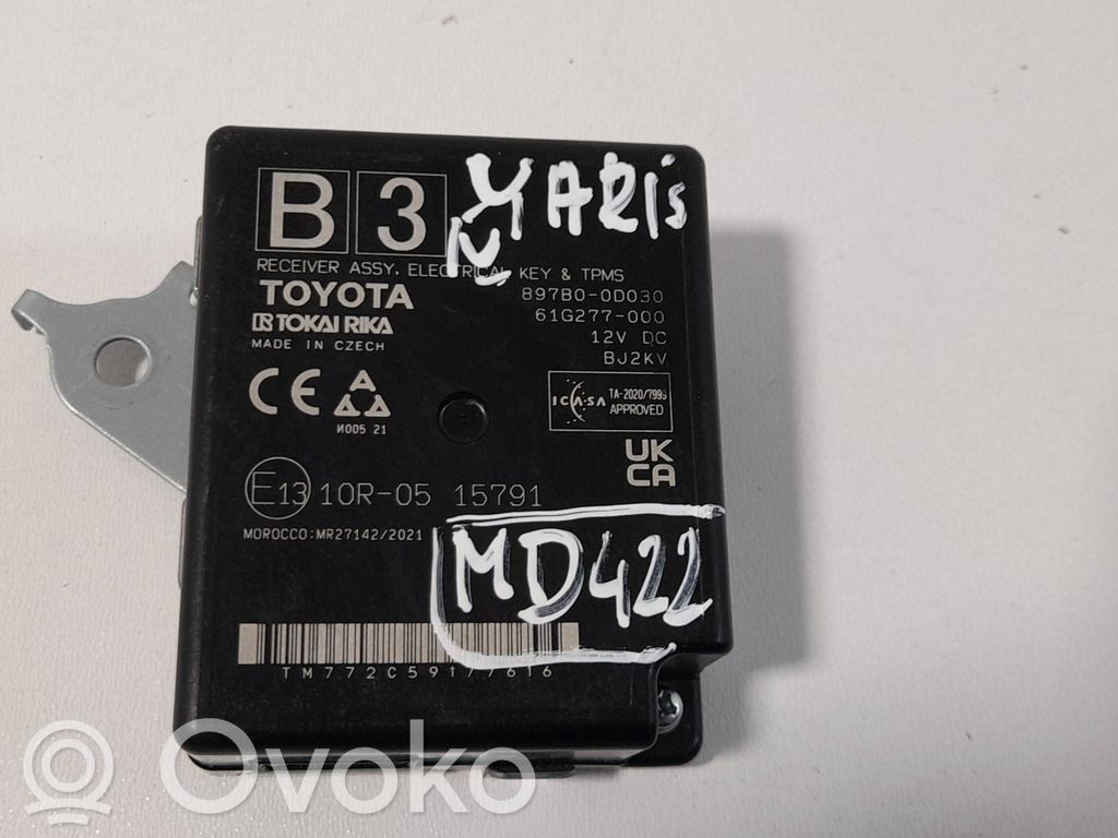 Toyota Yaris XP210 Muut ohjainlaitteet/moduulit 