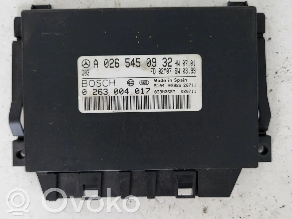 Mercedes-Benz E W210 Unitate/modul de comandă parcare PDC 