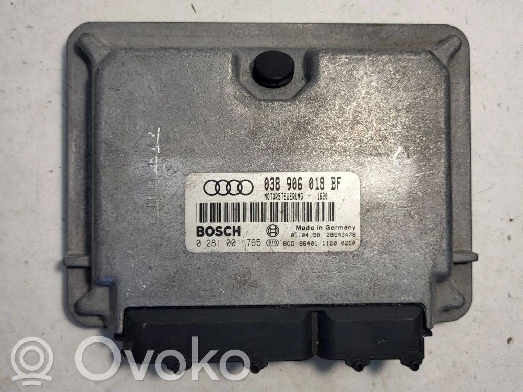 Engine control unit/module   038906018BF,28SA3478,0281001765