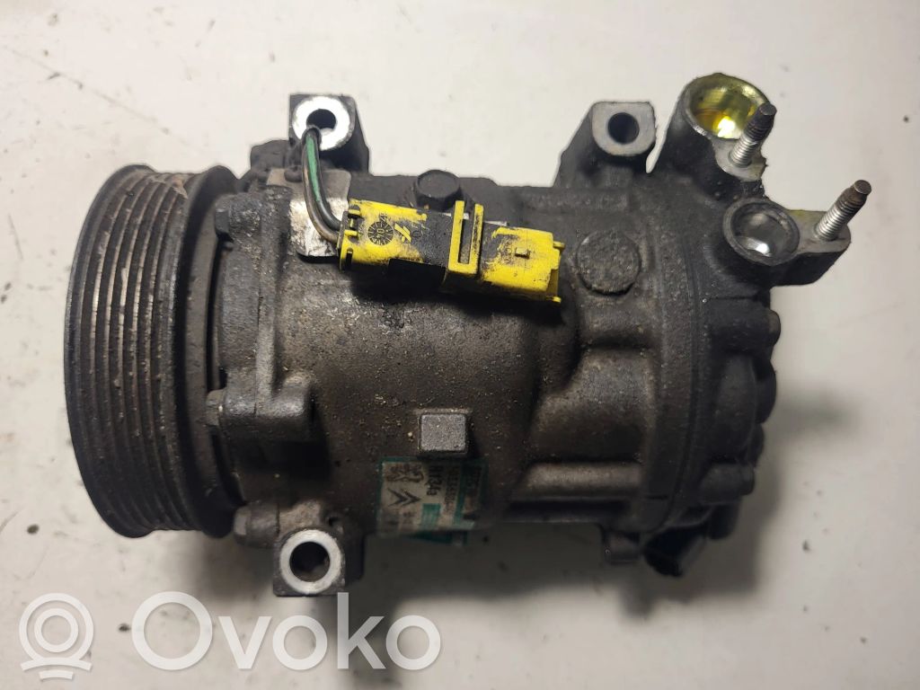 Peugeot 407 Air conditioning (A/C) compressor (pump) 