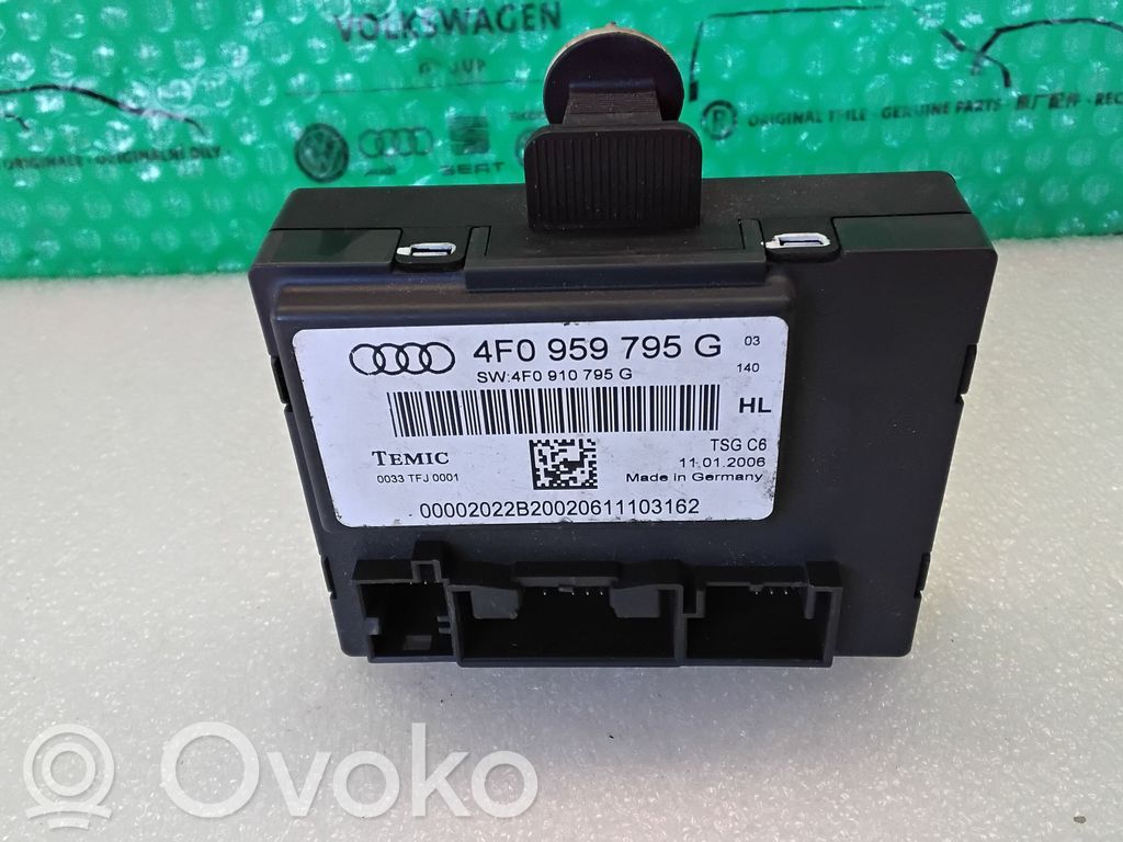 Audi A6 S6 C6 4F Durvju vadības bloks 